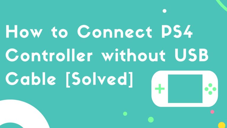 connect ps4 controller without usb cable