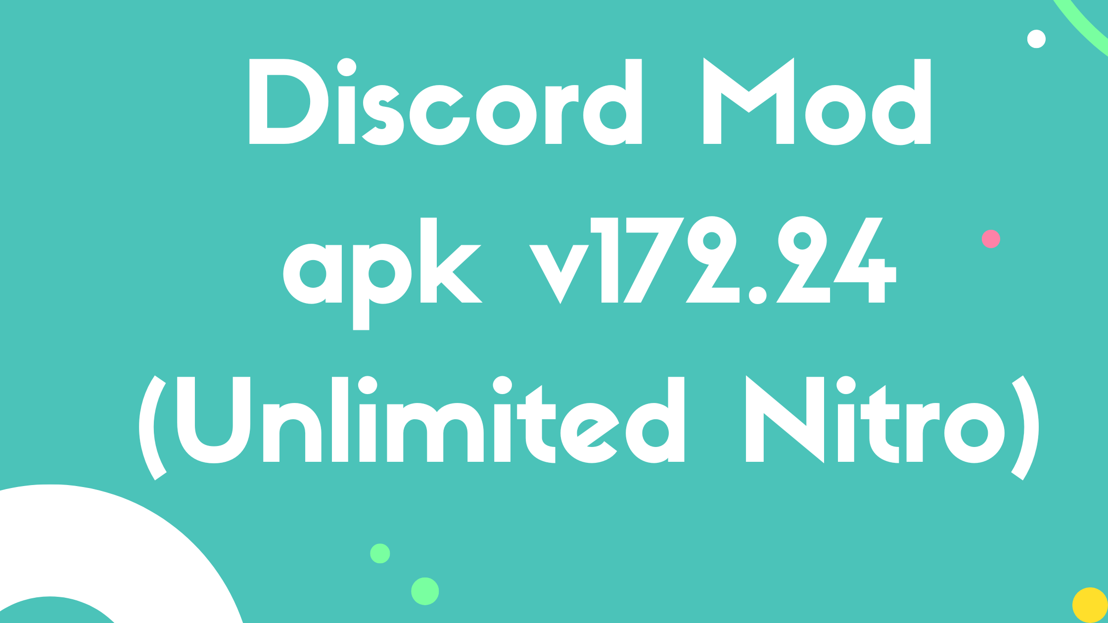Discord Mod apk v172.24 (Unlimited Nitro)